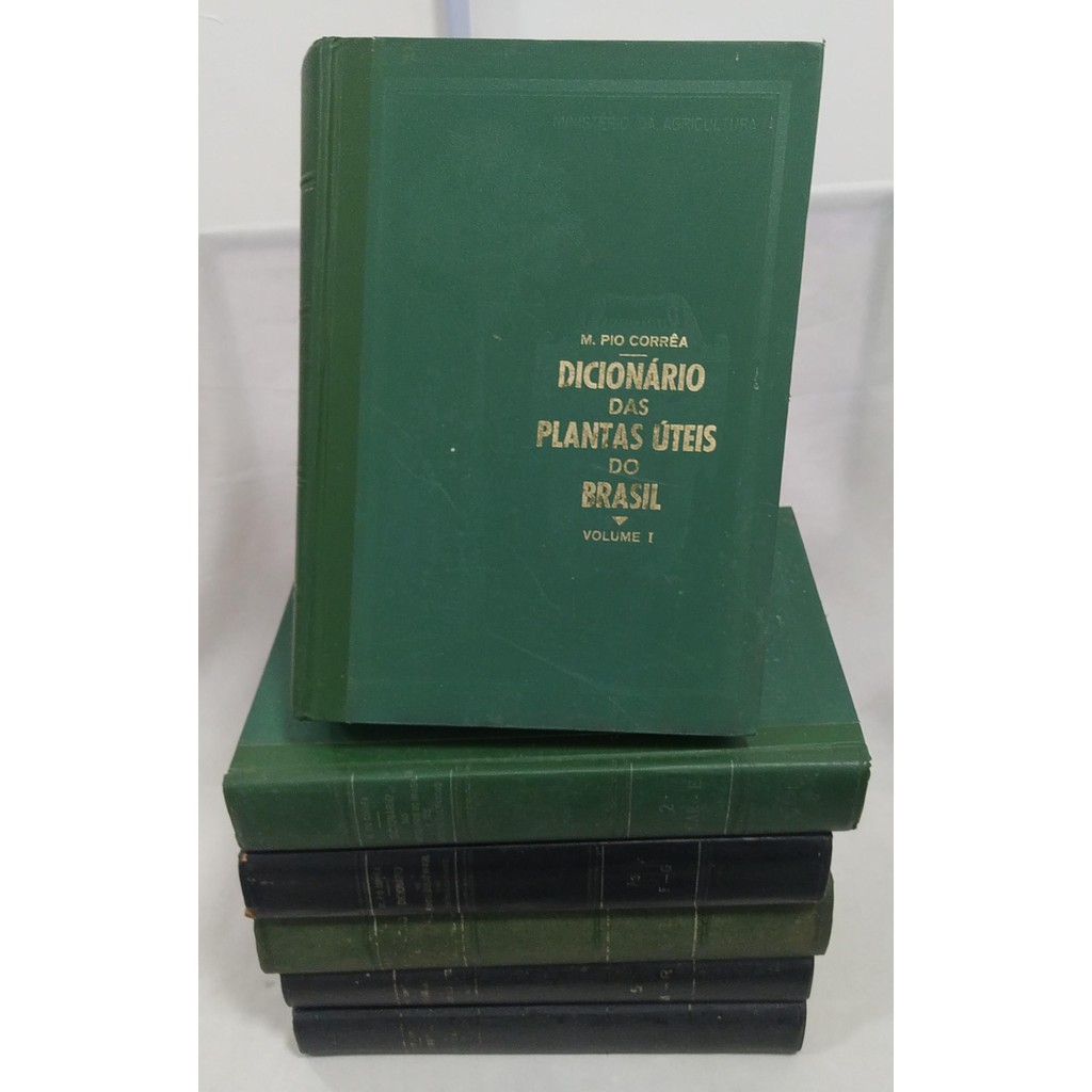 Coleção Dicionário Das Plantas Úteis Do Brasil - 6 Volumes de M. Pio Corrrêa