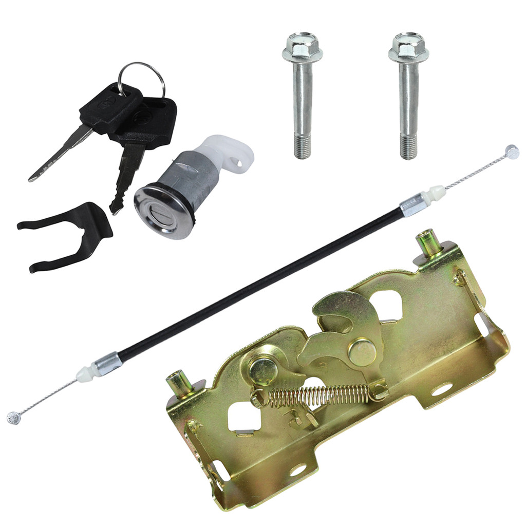 Trava suporte fechadura do banco tampa lateral Biz125 2006 a 2010 Jet50 2014 a 2020 com cabo e parafusos em Oferta na Shopee