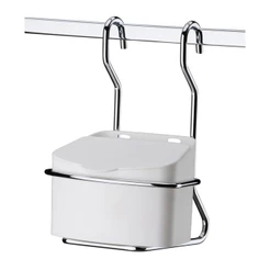 Saleiro Plástico Porta Sal 500g Com Suporte Para Barra Cozinha 2410 Future