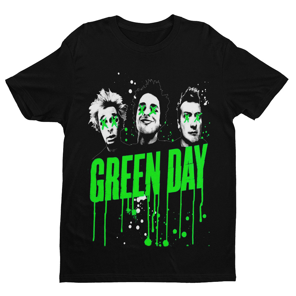 Camiseta Green Day Banda de Rock Blusa Camiseta Punk - THE TOWN 2025 01 10