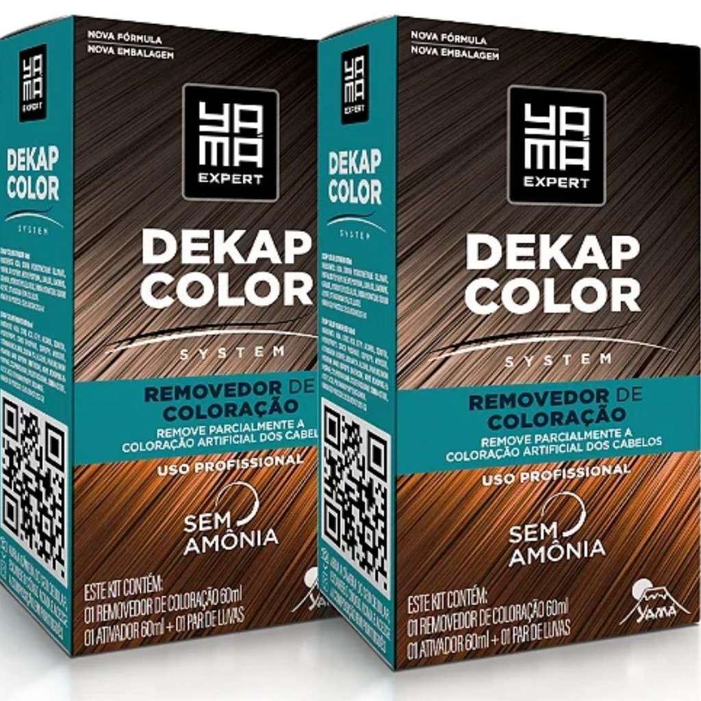 2 Kit Yamá Dekapcolor System - 120ml em Oferta na Shopee