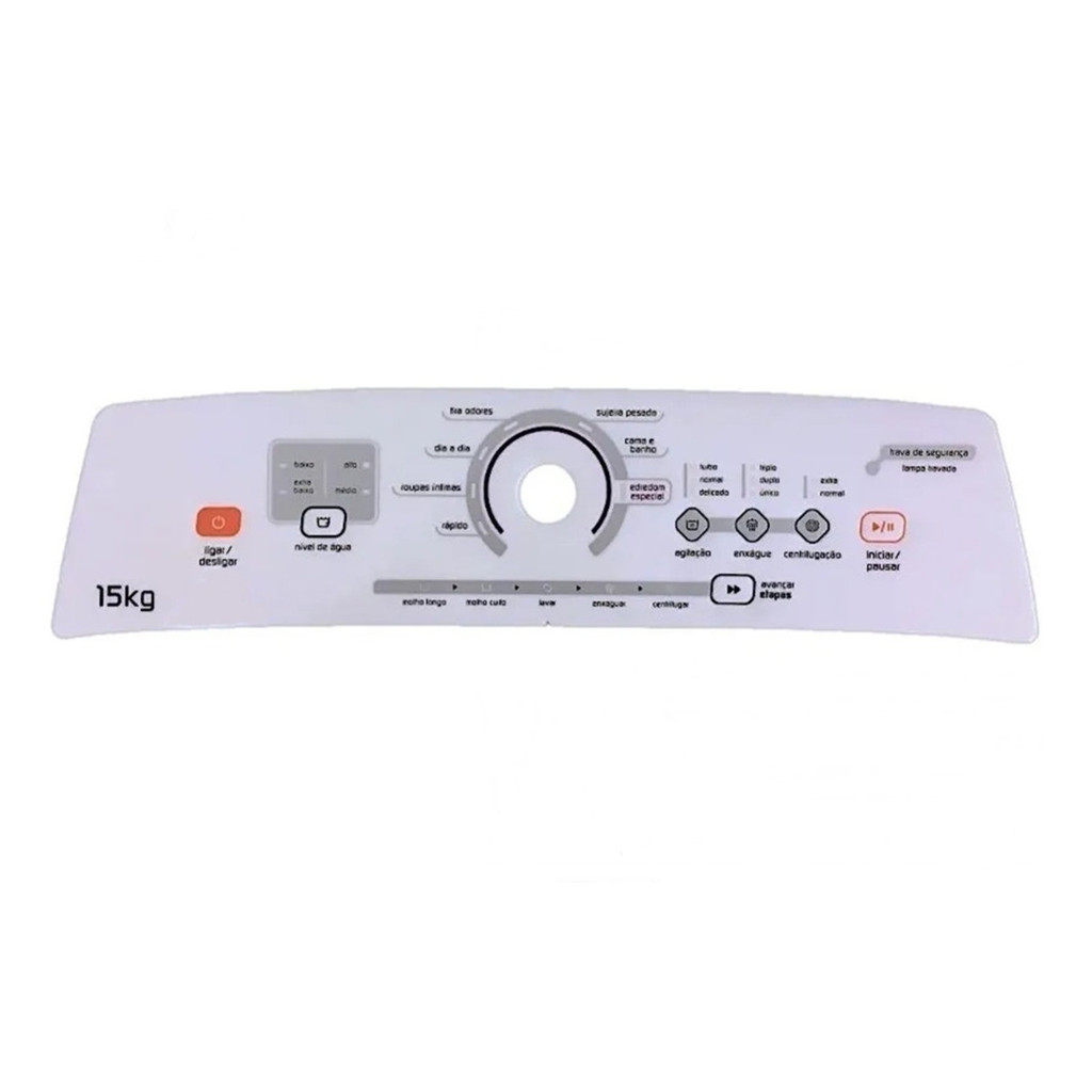 Painel Adesivo Para Lavadora Bwh15 Bwn15 W10640425