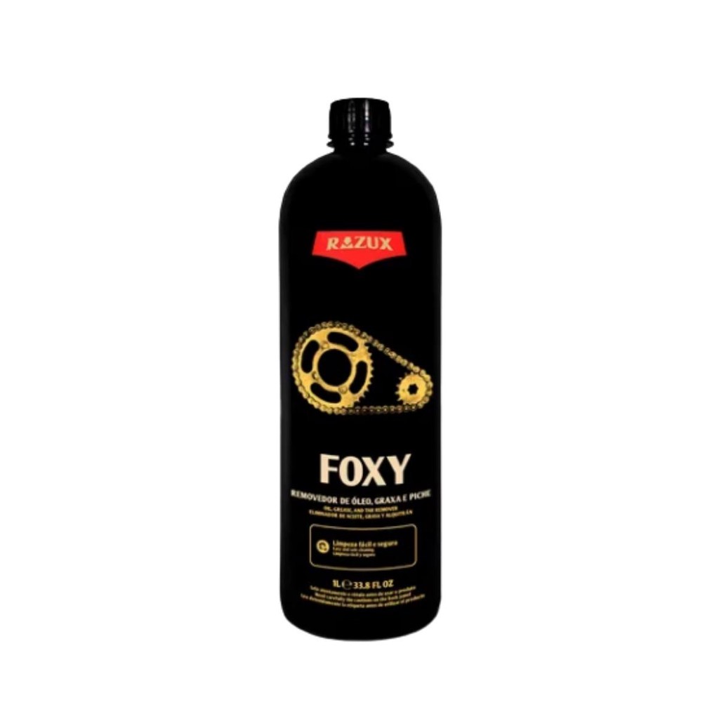 Removedor De Óleo Graxa Piche Limpa Corrente Foxy Razux 1l em Oferta na Shopee