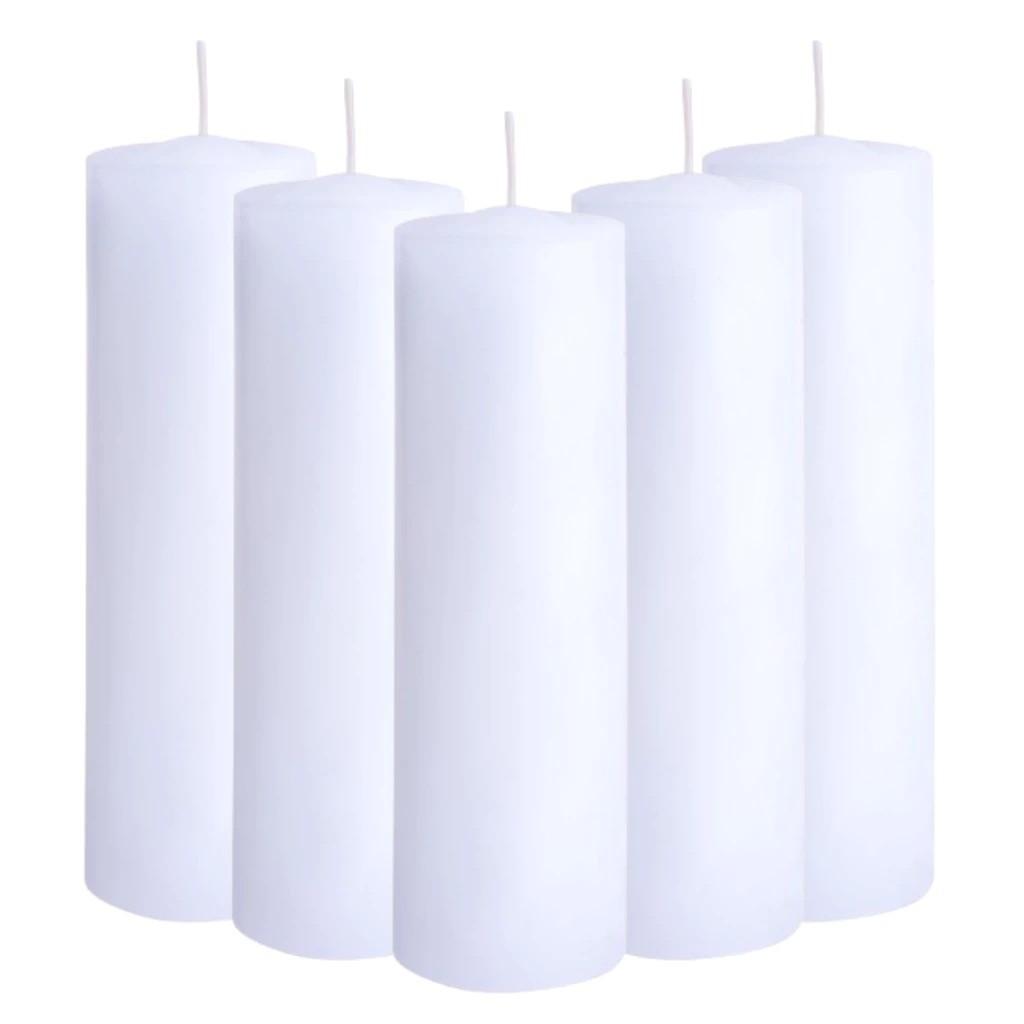 Kit 12 Vela 7 dias Branca Votiva 200g Parafina Pura