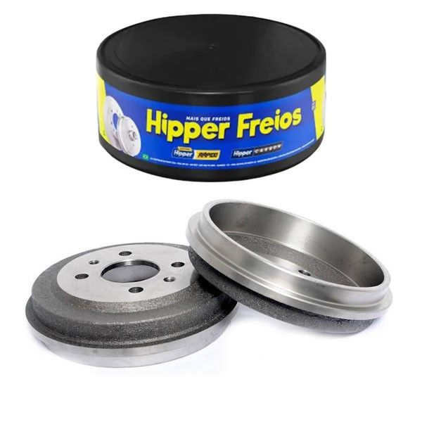 Par Tambor Freio Traseiro FIAT PALIO 1996 a 2017 HIPPER FREIOS em Oferta na Shopee