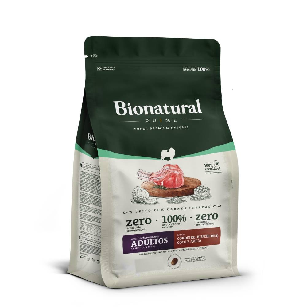 Ração Special Dog Bionatural Prime Raças Pequenas Adulto Cordeiro 15Kg em Oferta na Shopee
