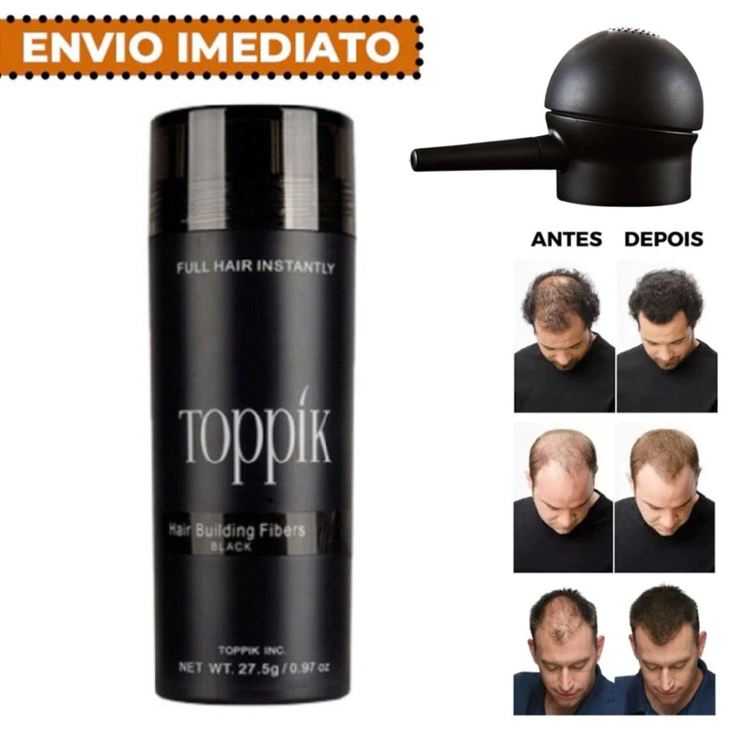 TOP27.5g!Novo pó de fibra de proteína mágica projetado especialmente para criar cabelos grossos.