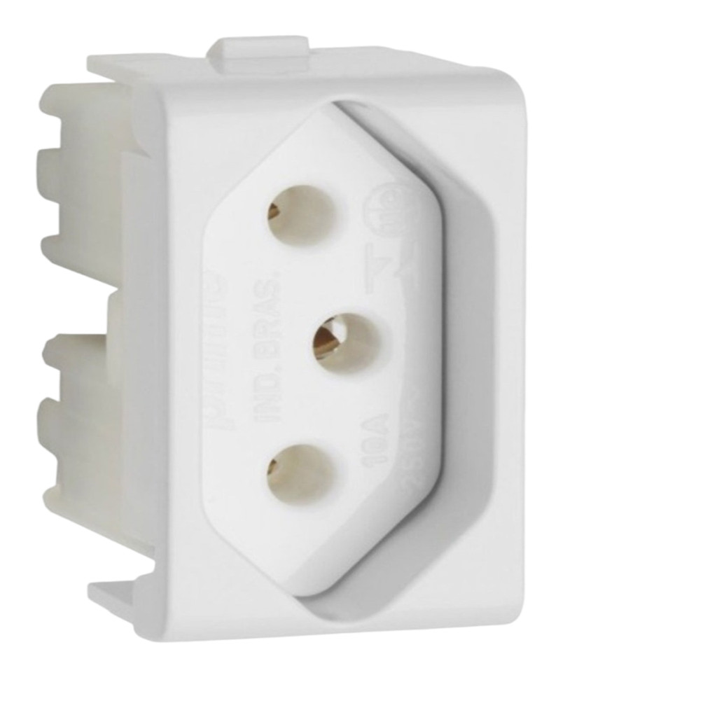 Modulo Tomada Branca 20A Lunare Prm4731 - 10 Peças