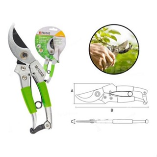 Tesoura Para Poda Com Cabo Revestido De Borracha 180mm Palisad em Oferta na Shopee