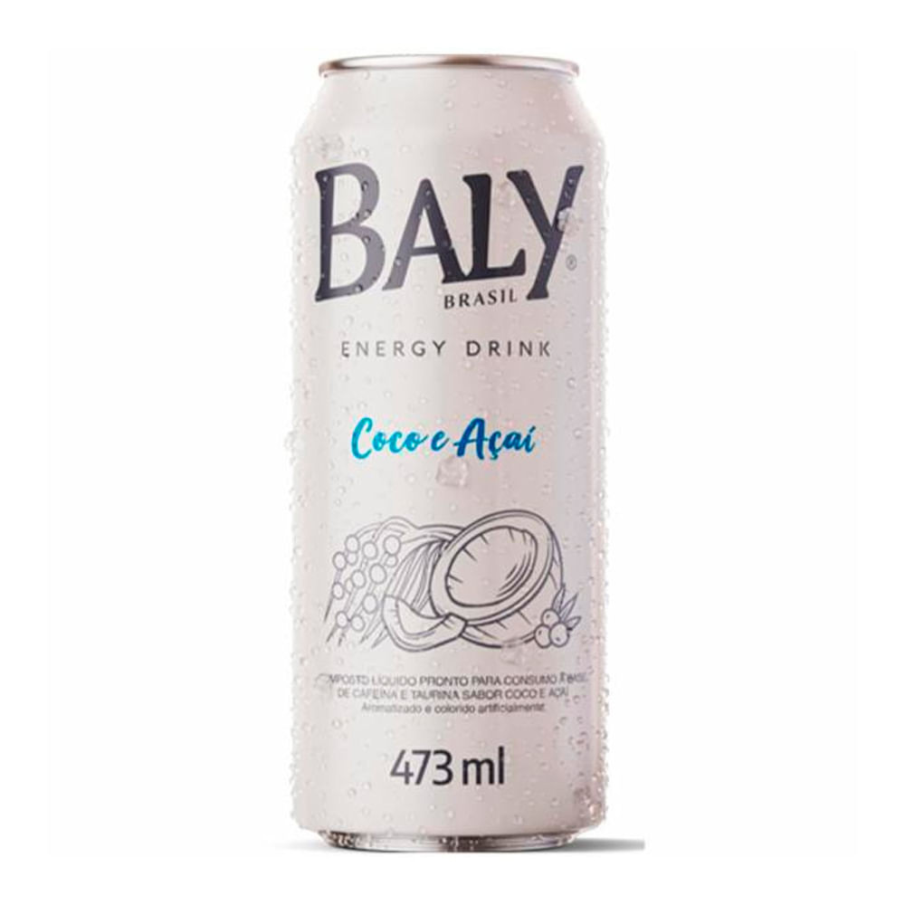 Energético Baly Coco e Açaí 473ml - Food & Beverages