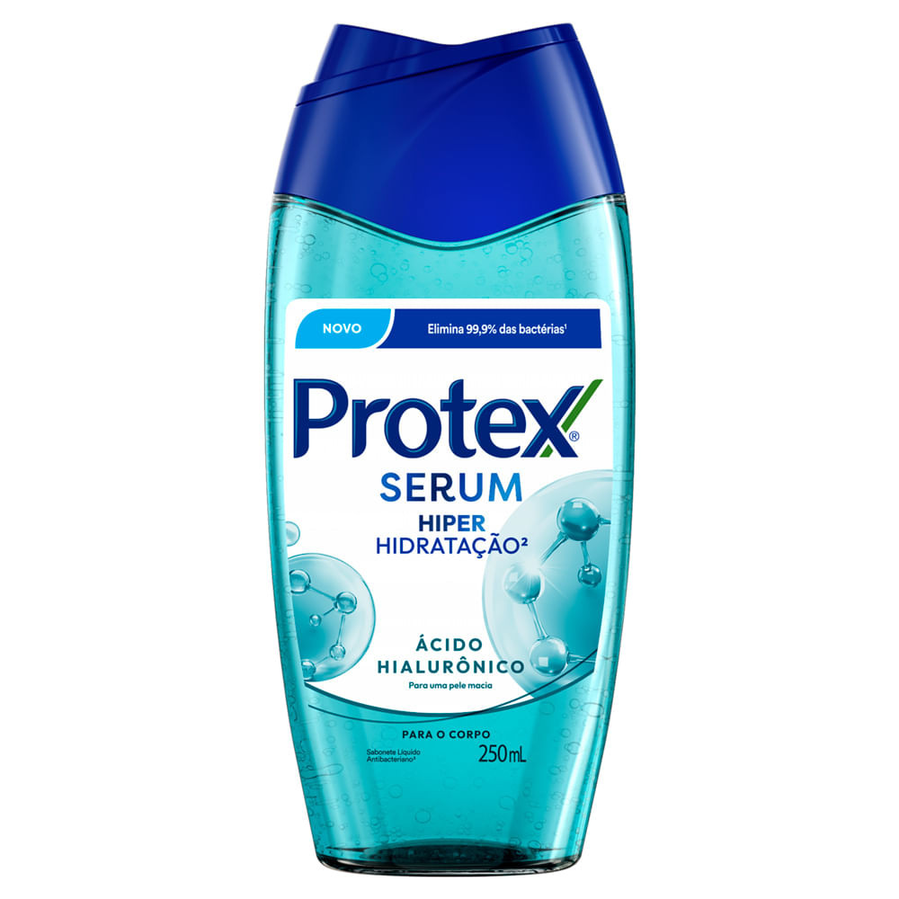 Sabonete Líquido Protex Serum Hiper Hidratação Ácido Hialurônico 250ml - Beauty
