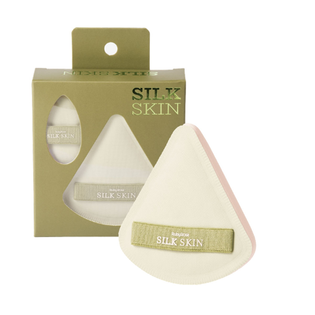 Esponja Para Maquiagem Ruby Rose Soft Touch Silk Skin Hba7001