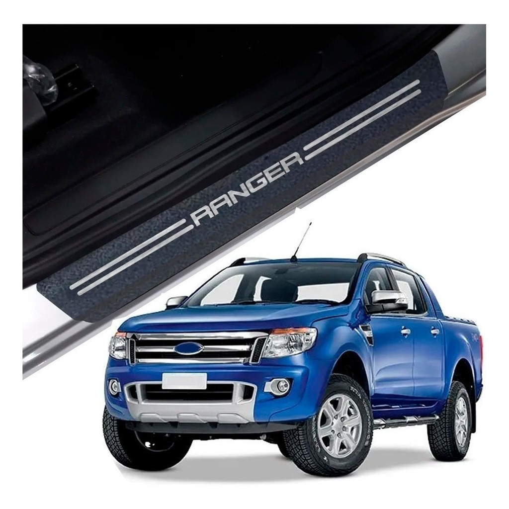 Soleira 8 Peças Ford Ranger 2013 14 Até 2019 2020 2021