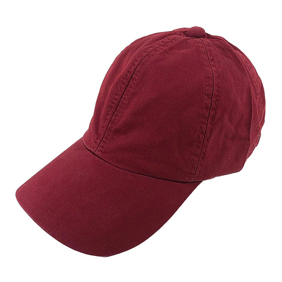 Boné Bordo Vinho Liso Sem Estampa Uniforme Sarja Bordar Personalizar Fivela - MT
