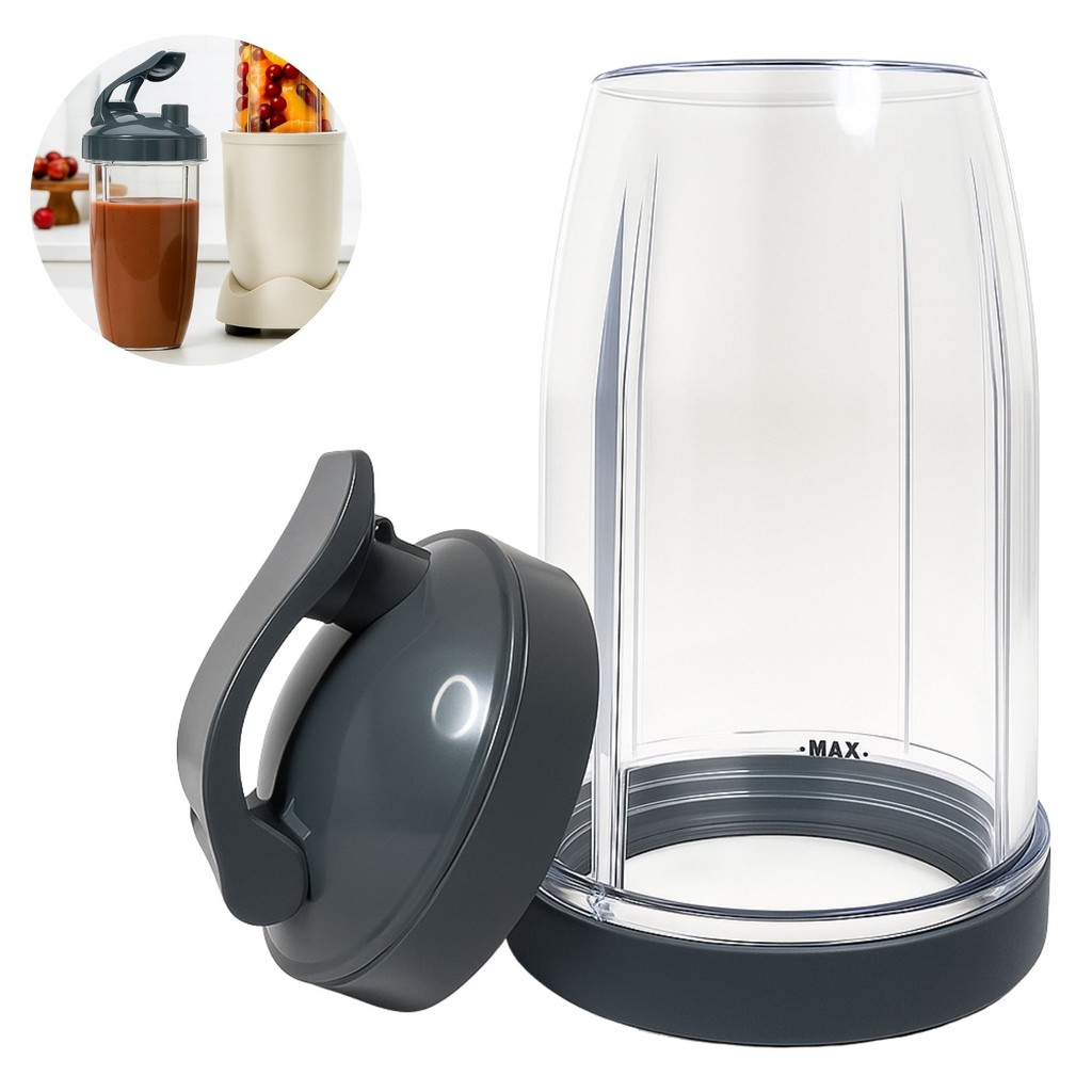 Kit Copo 700ml E Tampa Fliptop Para Modelo Nutribullet