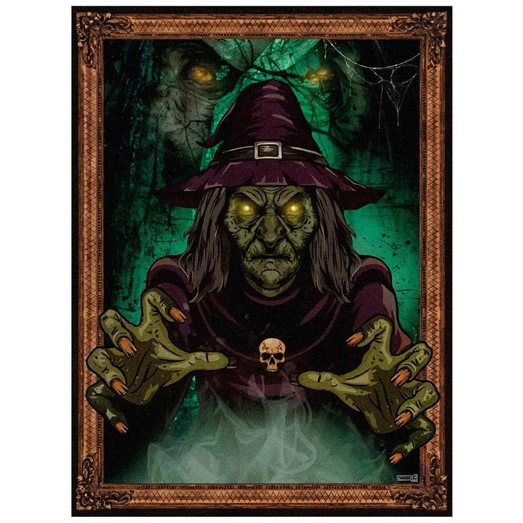 Decoração Halloween de Terror pra Pendurar Na Parede Painel Quadro Decorativo Grande EVA em Oferta na Shopee