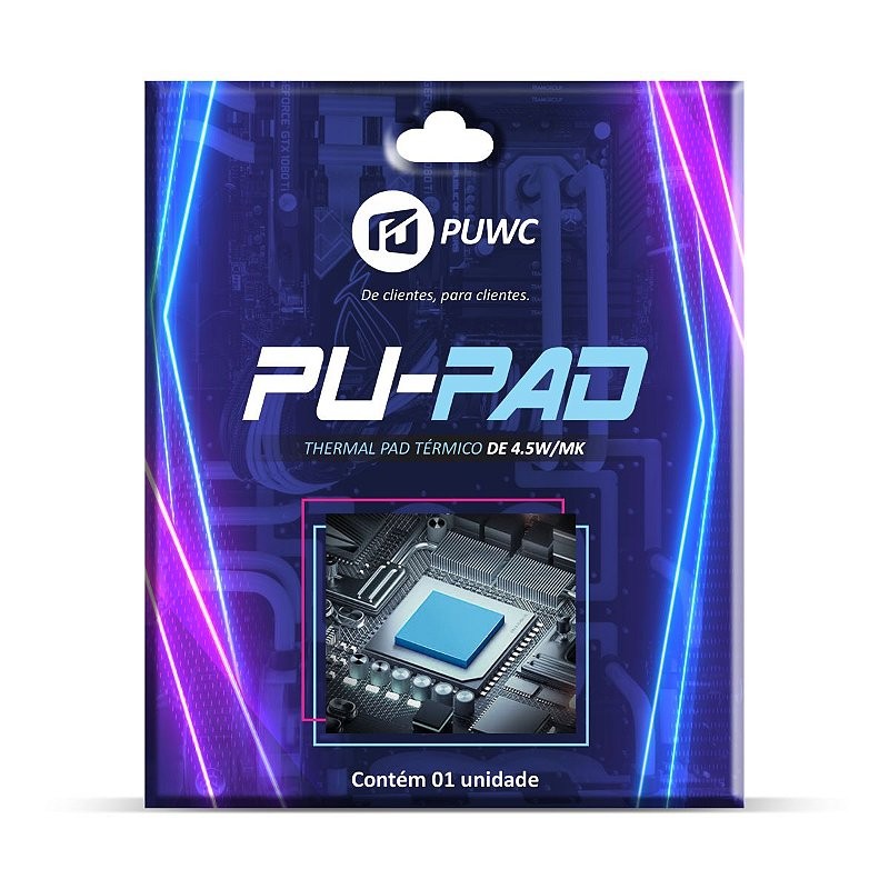 Thermal Pad 0.5mm CPU, GPU, Notebook, PS5, PS4, PS3, VRM, Xbox - 4.5w/mk Pu-pad
