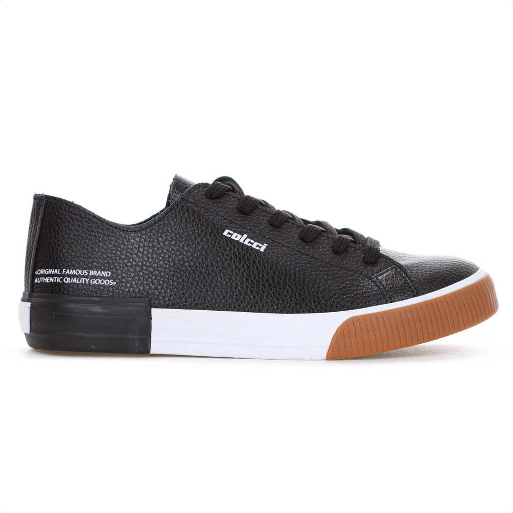 Tênis Colcci CF Simple Preto e Marrom - Feminino em Oferta na Shopee