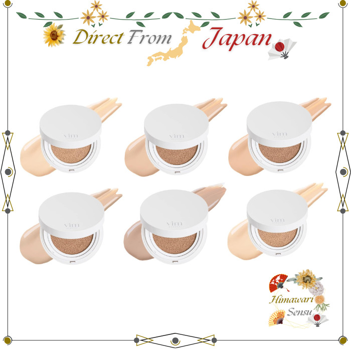 vim BEAUTY Cushion Foundation SPF50+ PA+++ Long-Lasting High Coverage Concealer【 Direct from Japan 】