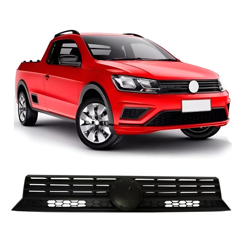 Grade Radiador Superior Saveiro G7 Gol Voyage G8 Preta em Oferta na Shopee