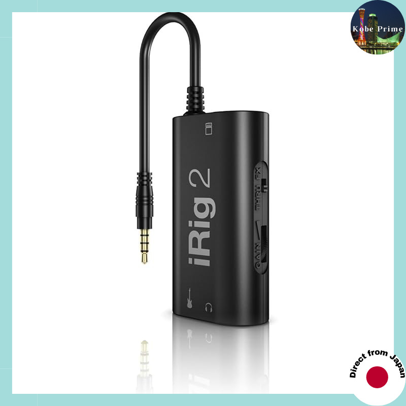 [Produto Distribuidor Japonês Autorizado] IK Multimedia iRig 2 (Interface De Guitarra/Baixo Para Dispositivos iOS) IKM-OT-000042c