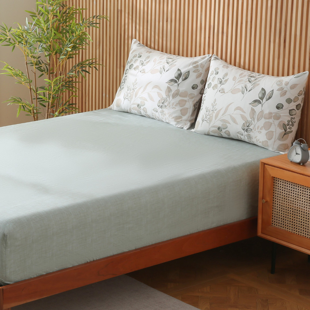 Jogo de Lençol 3 Peças Roma Percal 300 fios Aba Americana Micropercal King Queen Casal Solteiro em Oferta na Shopee