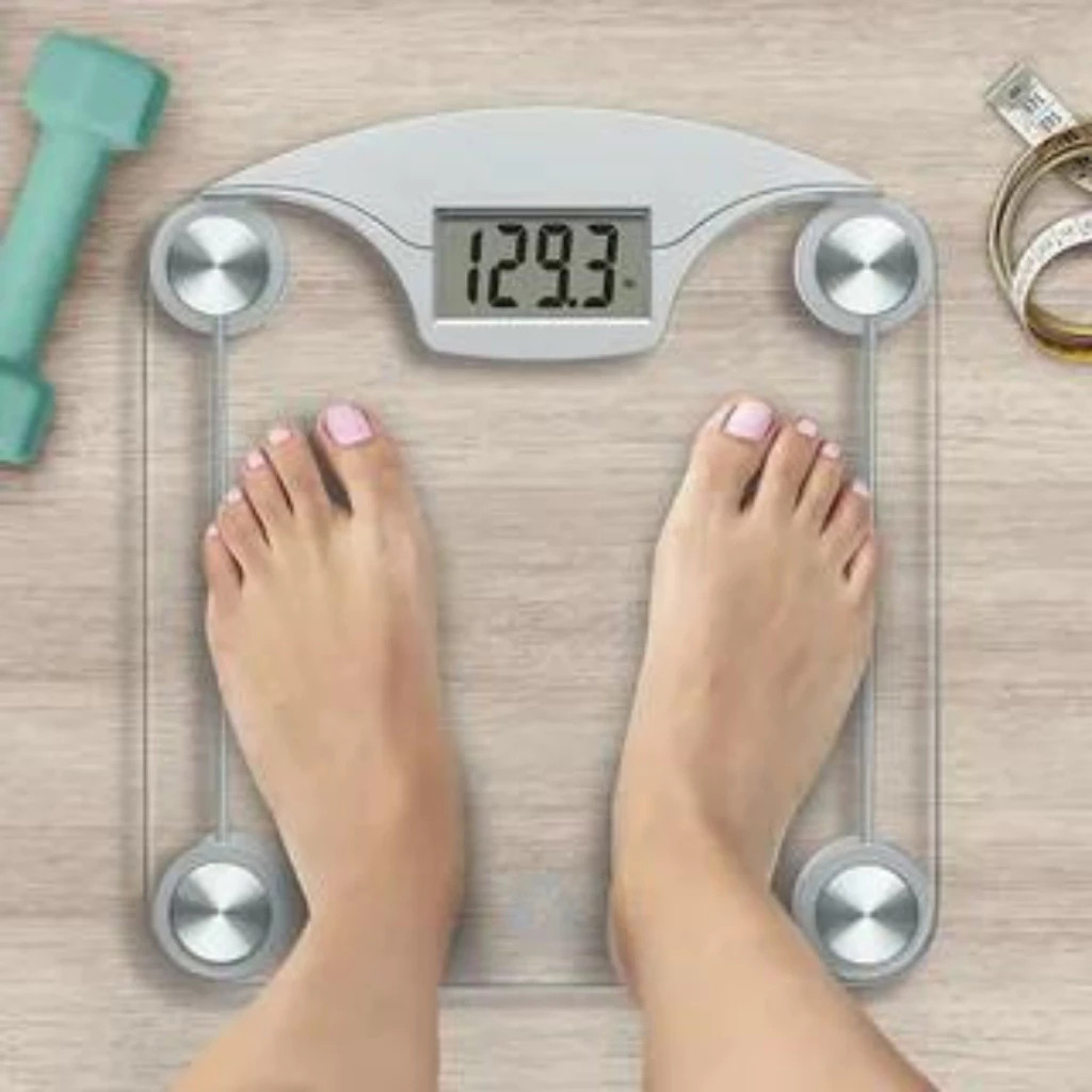 Balança Digital Vidro Analisador Gordura Emagrecer Peso Corporal Equipamento Kilo Fitness Fita
