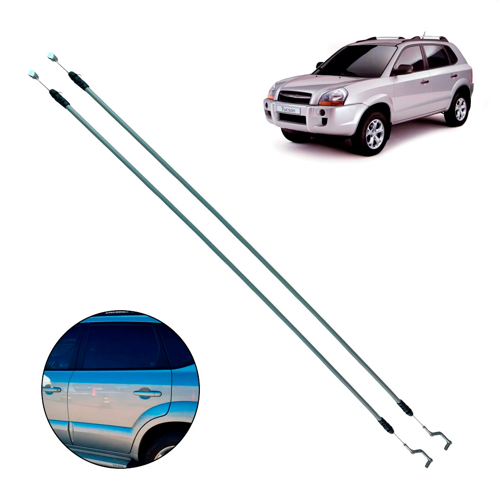 Kit Cabo da Trava e Abertura da Porta Traseira Direita ou Esquerda Tucson ano 2004 2005 a 2015