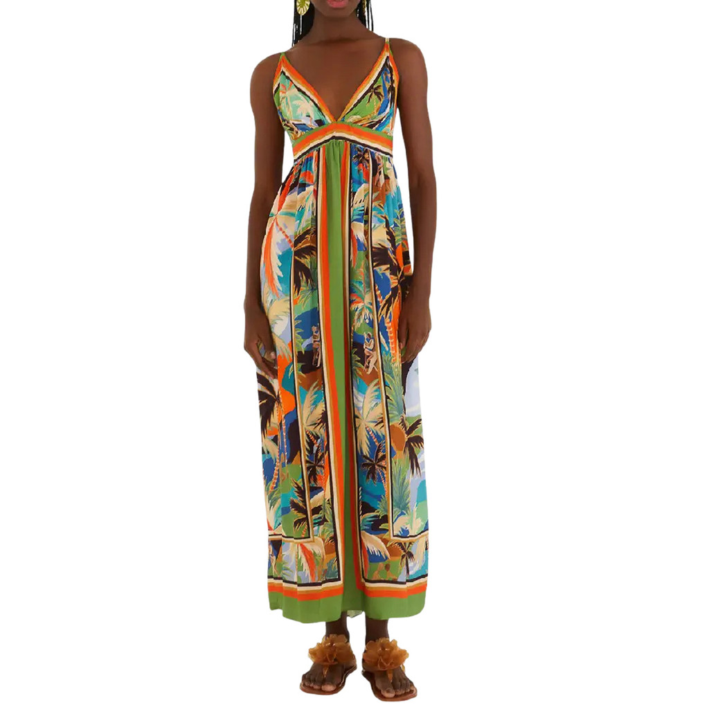 Vestido Farm Rio Lenço Bem Querer