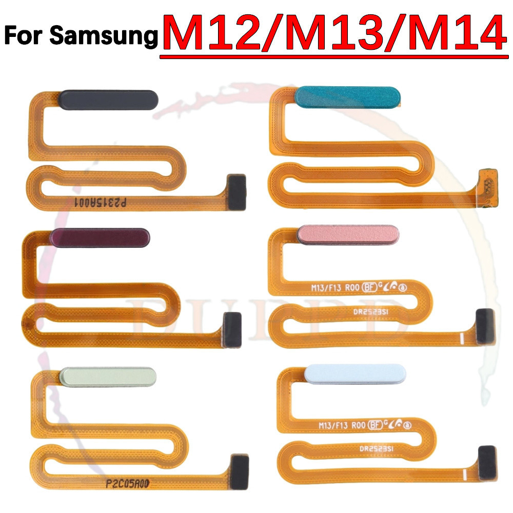 1pcs Botão Power Home Menu De Retorno Chave Reconhecimento De Identificação Por Toque Sensor Flexível Para Samsung Galaxy M12 M13 M14 5G em Oferta na Shopee