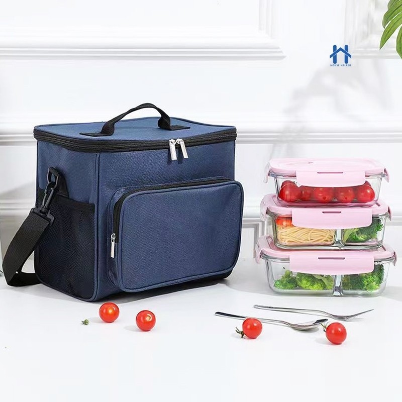 Bolsa Térmica Grande Fitness Piquenique Portátil para Lanches Marmita Dobravel Alça Ajustavel HH em Oferta na Shopee