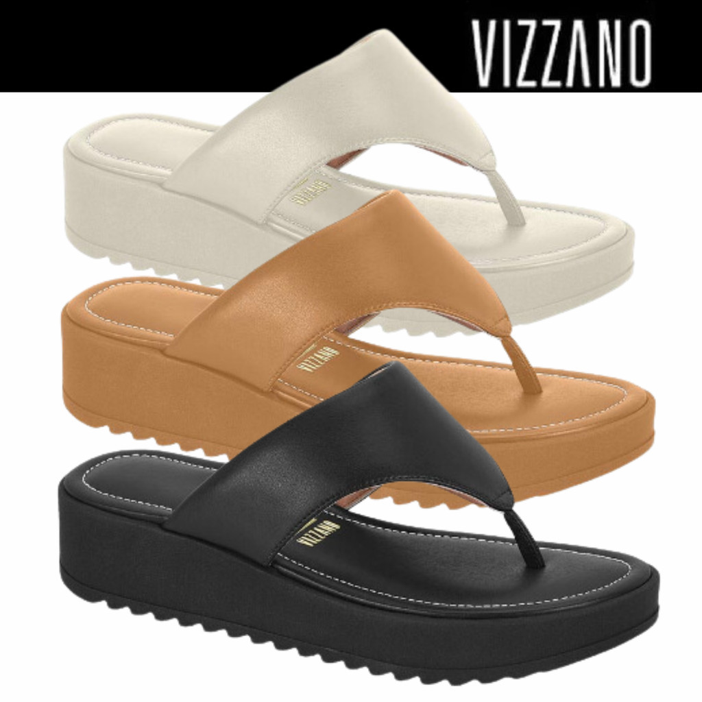 Tamanco Chinelo Vizzano Sofisticado Liso Fashion Basico em Oferta na Shopee