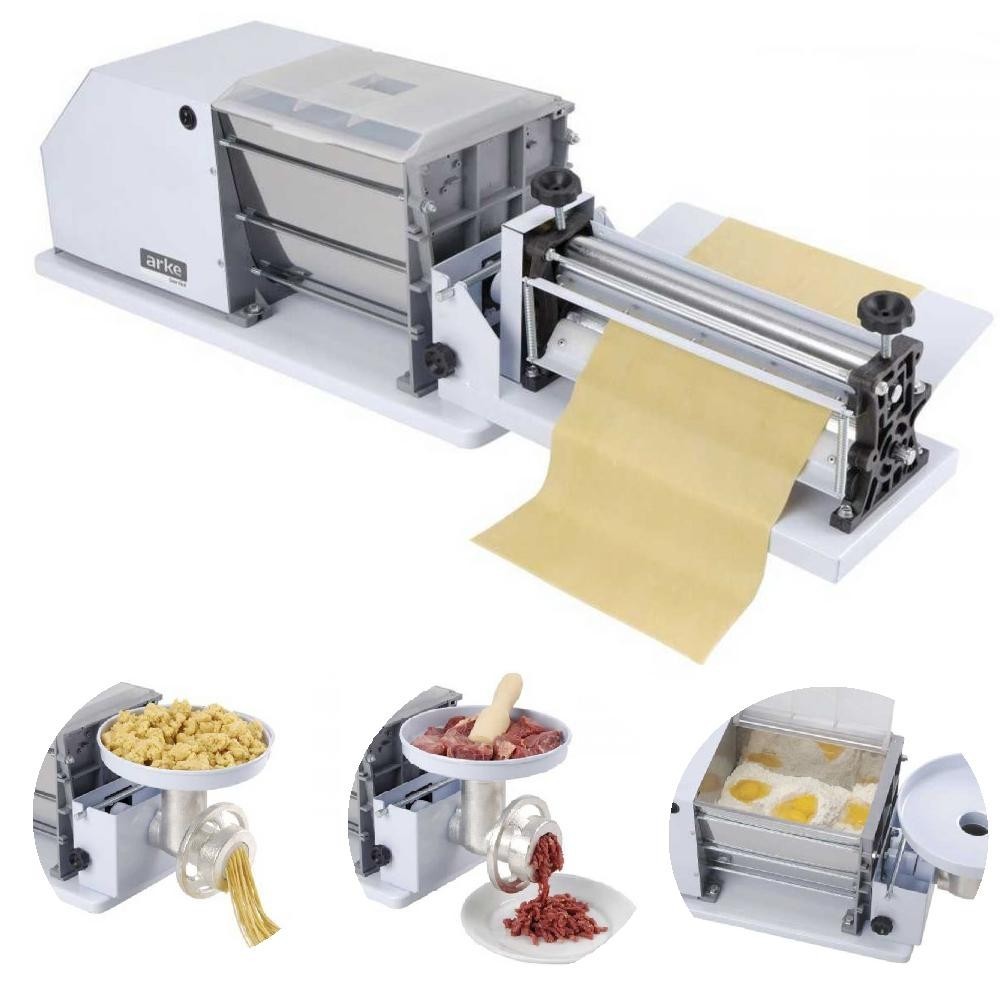 Máquina Massa Caseira 3kg Laminador Macarrão Espaguete Moedor Carne Sovadeira Multifuncional Bivolt em Oferta na Shopee