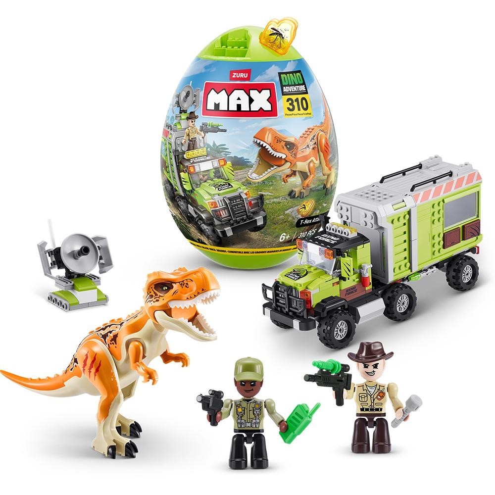 Blocos de Construção Max, Candide,  Dino Adventure 304 peças em Oferta na Shopee
