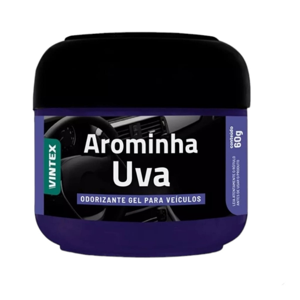 Aromatizante Cheirinho Odorizador Uva Gel 60gr Vintex