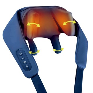 Massageador De Pescoço Blue 6D Relaxmedic em Oferta na Shopee