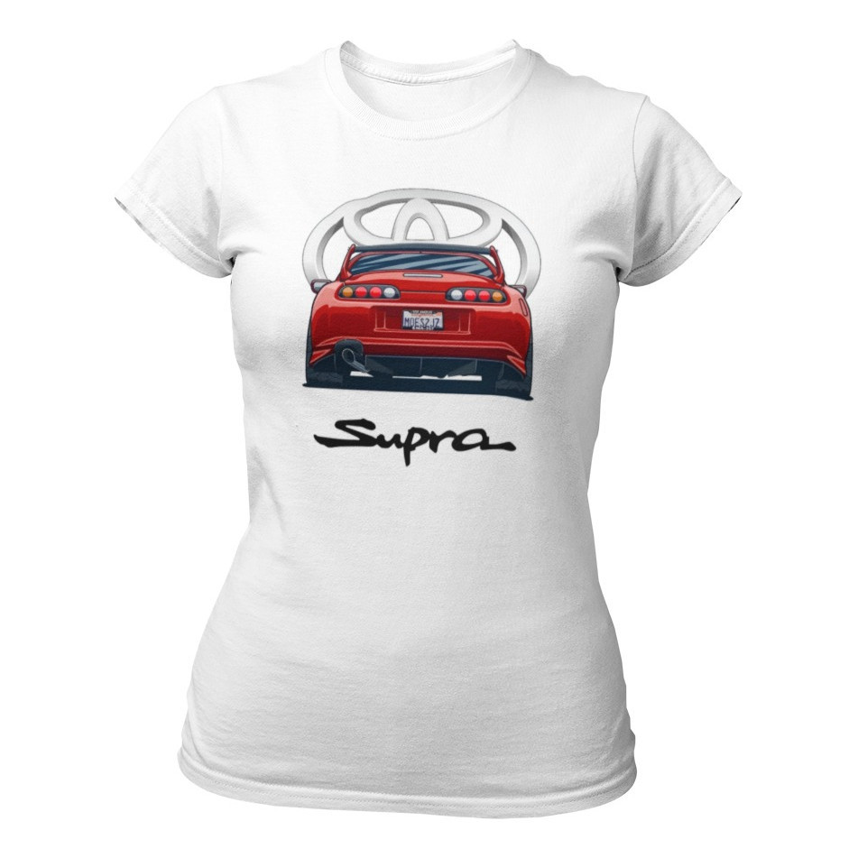 Camisa Camiseta Feminina Masc Estampada Carro Toyota Supra