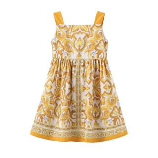 Vestido De Criança Para Meninas Menina De Manga Curta Festa em Oferta na Shopee