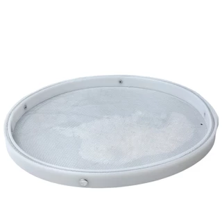 PENEIRA DE FUBÁ COM ARO POLIETILENO 30CM MALHA GALVANIZADA PE-30