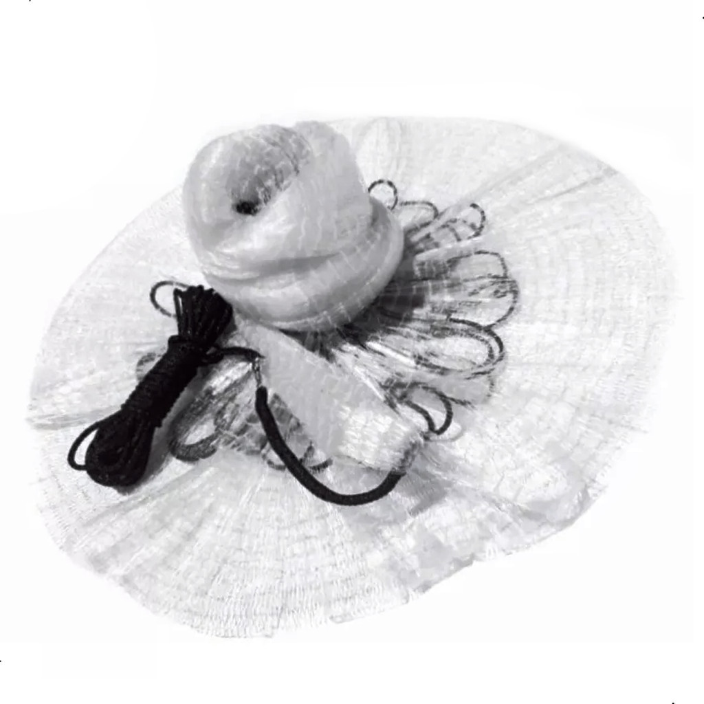 Tarrafa Pesca Profissional Malha 2.0x0,40mm Altura 2,00m 12m em Oferta na Shopee