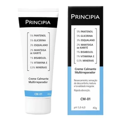 Principia Creme Calmante Para o Rosto Skincare Multirreparador 17,5% Mix de Ativos Com 40g