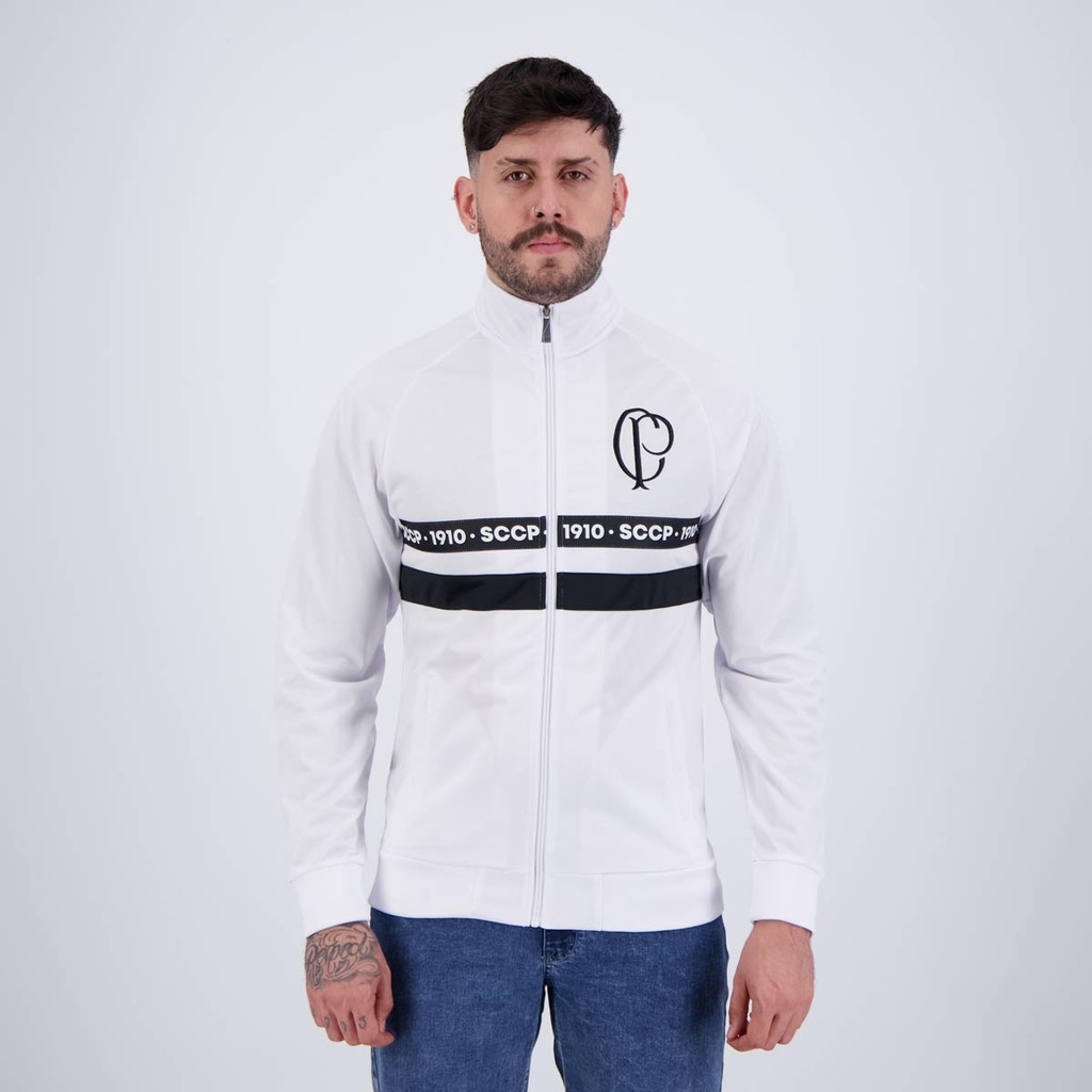 Jaqueta Corinthians Trilobal Tape Branca - Sports & Outdoors