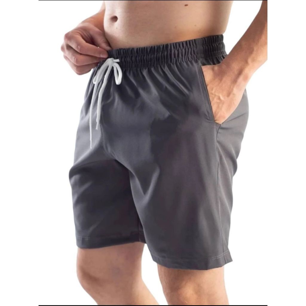 Short Academia Masculino Leve Flexível Elástano praia academia