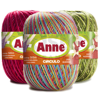 Fio Linha Anne 500 Círculo Multicolor 147g em Oferta na Shopee