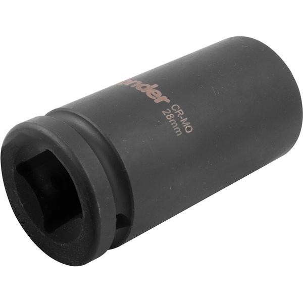 Soquete Sextavado Impacto Longo 3/4 28mm Aço Cromo Vonder - Home & Living