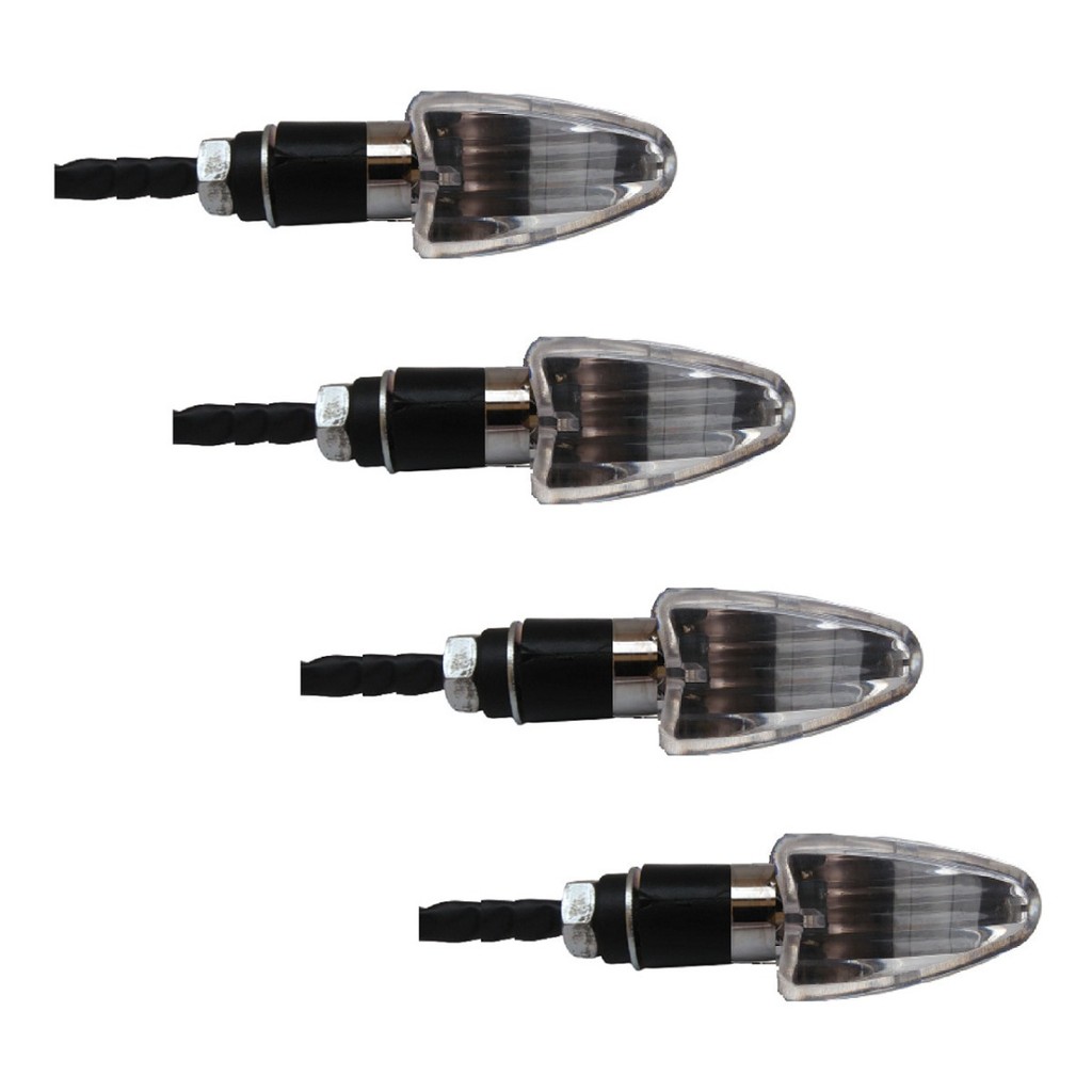 Pisca Mini Cromado Titan Xre 300 Cg Cb300 Twister Jogo 4 Gvs em Oferta na Shopee