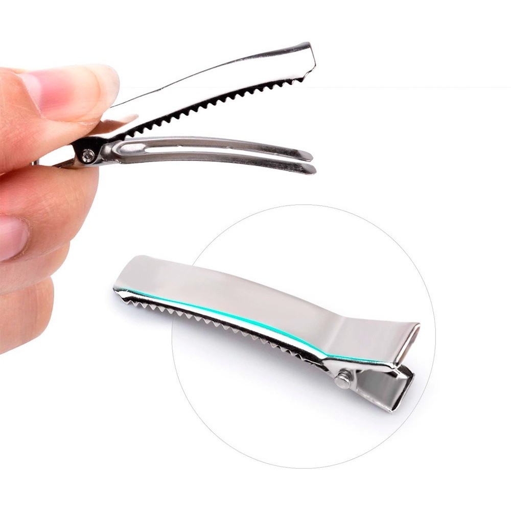 Presilha Bico De Pato 2 Garras Para Cabelo 3,5cm artesanato