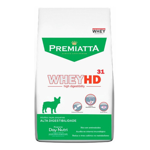 Ração Premiatta Hd31 Adulto Raças Pequenas 3kg Lágrima Ácida