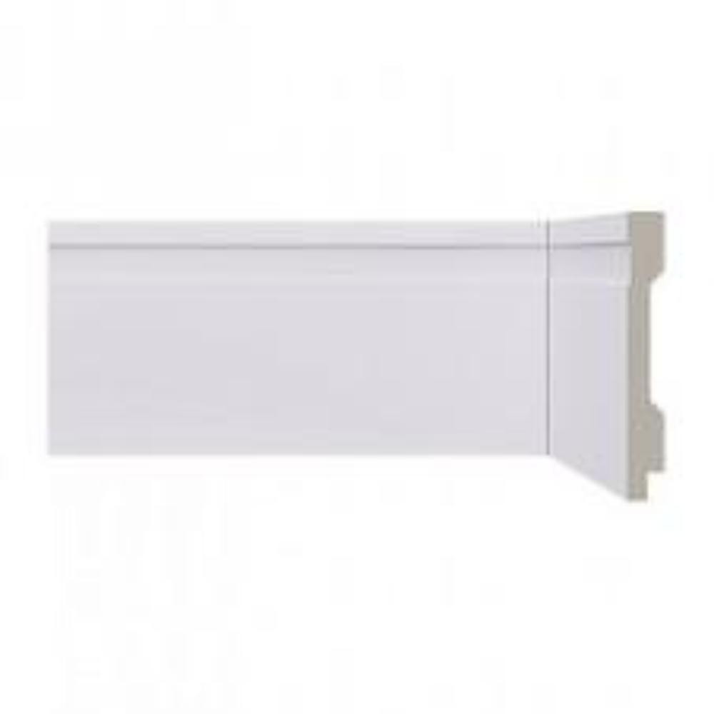 Rodapé Santa Luzia Branco Com Friso De Poliestireno Lev102 100x2400mm em Oferta na Shopee