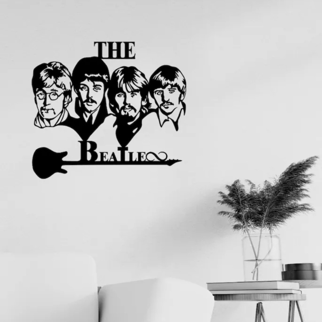 Quadro Decoração Vazado The Beatles Gato Tigre Mestre Yoda Leão Elis Regina Fred Mercury Beija Flor